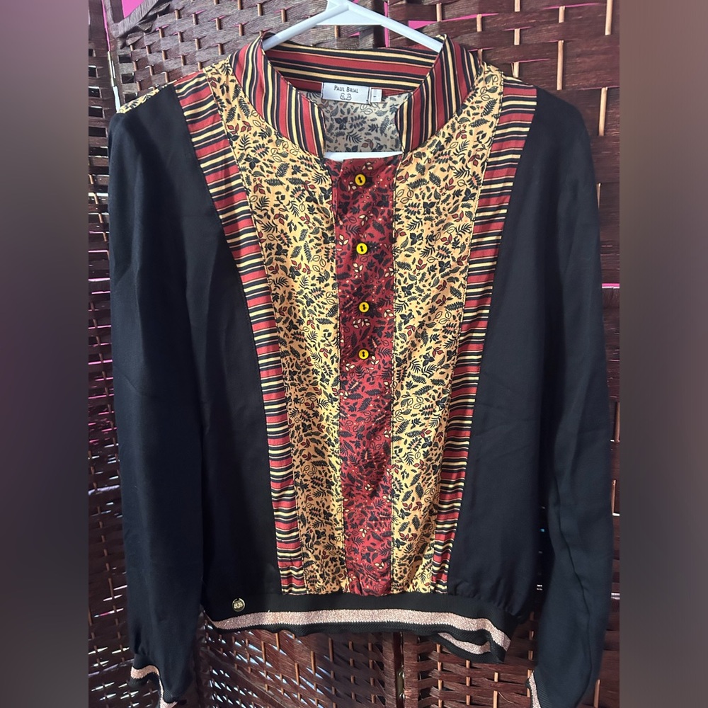 designer Paul Brial blouse